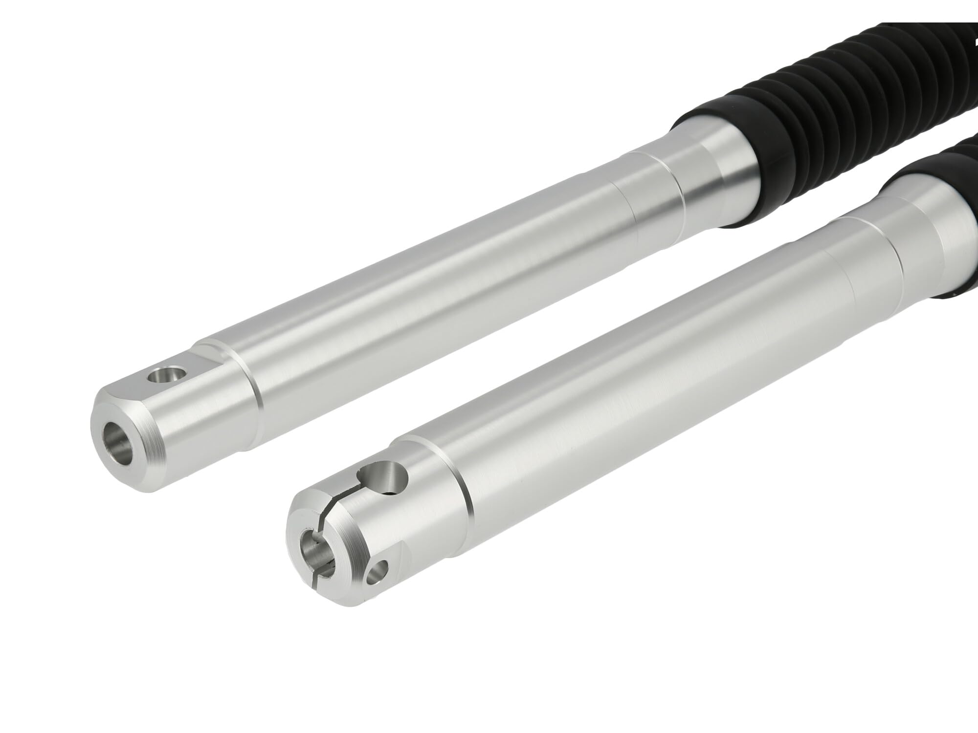 ZT-Tuning Set: ZT-Tuning Telegabel Silber, für Trommelbremse, hydraulische Dämpfung - für Simson S50, S51, S70, S53, S83