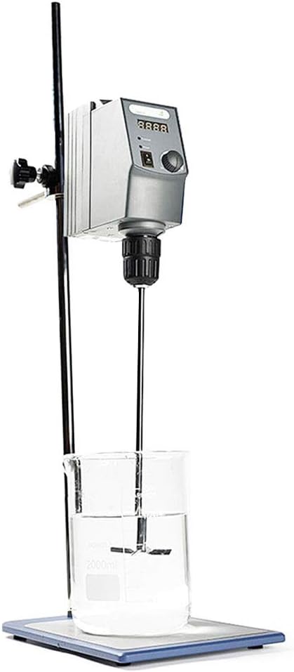 MXBAOHENG Digital Overhead Stirrer Electric Lab Mixer LED Display Powerful Blender 100-240V 10000mPas 50-2200rpm (20L)