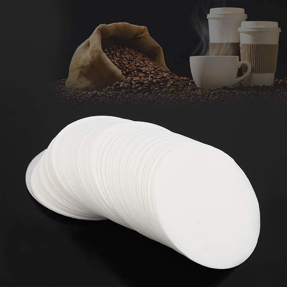 Einweg-Kaffeefilterpapier, Rund, 9,5 Cm, Braun, 200 Stück - Für Filterkaffee Zu Hause & Unterwegs
