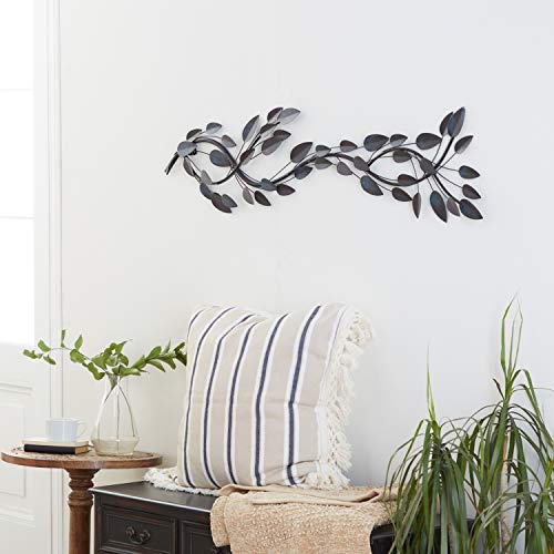 Deco 79 Metal Leaf Home Wall Decor Wall Sculpture, Wall Art 12