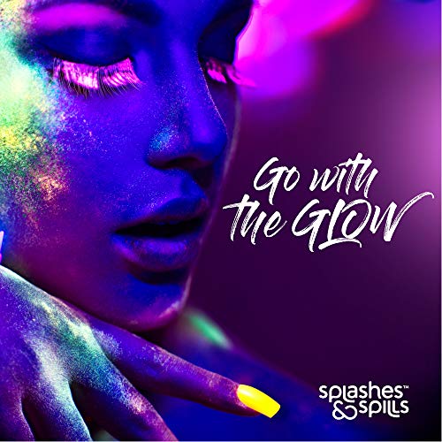 Uv Glow Blacklight Eyeliner And Mascara Duo - 6 Color Variety Pack, 6Ml – Day Or Night Stage, Clubbing Or Costume Makeup By Splashes & Spills #TOP4