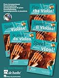  Play the violin! piano accompaniment vol. 1 piano +cd