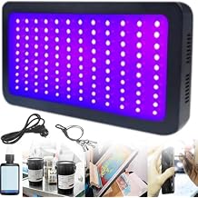 UV LED Light, Led High Power 300W 395nm 365nm UV Colloidal Curing Lamp UV Glue Acrylic Resin Ink Color Screen Printing 3D Printer DIY Curing Station,365nm