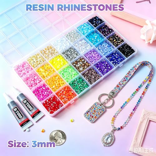 YLPARTCHER Jelly Resin Rhinestones Kits DROPS TO - image 2