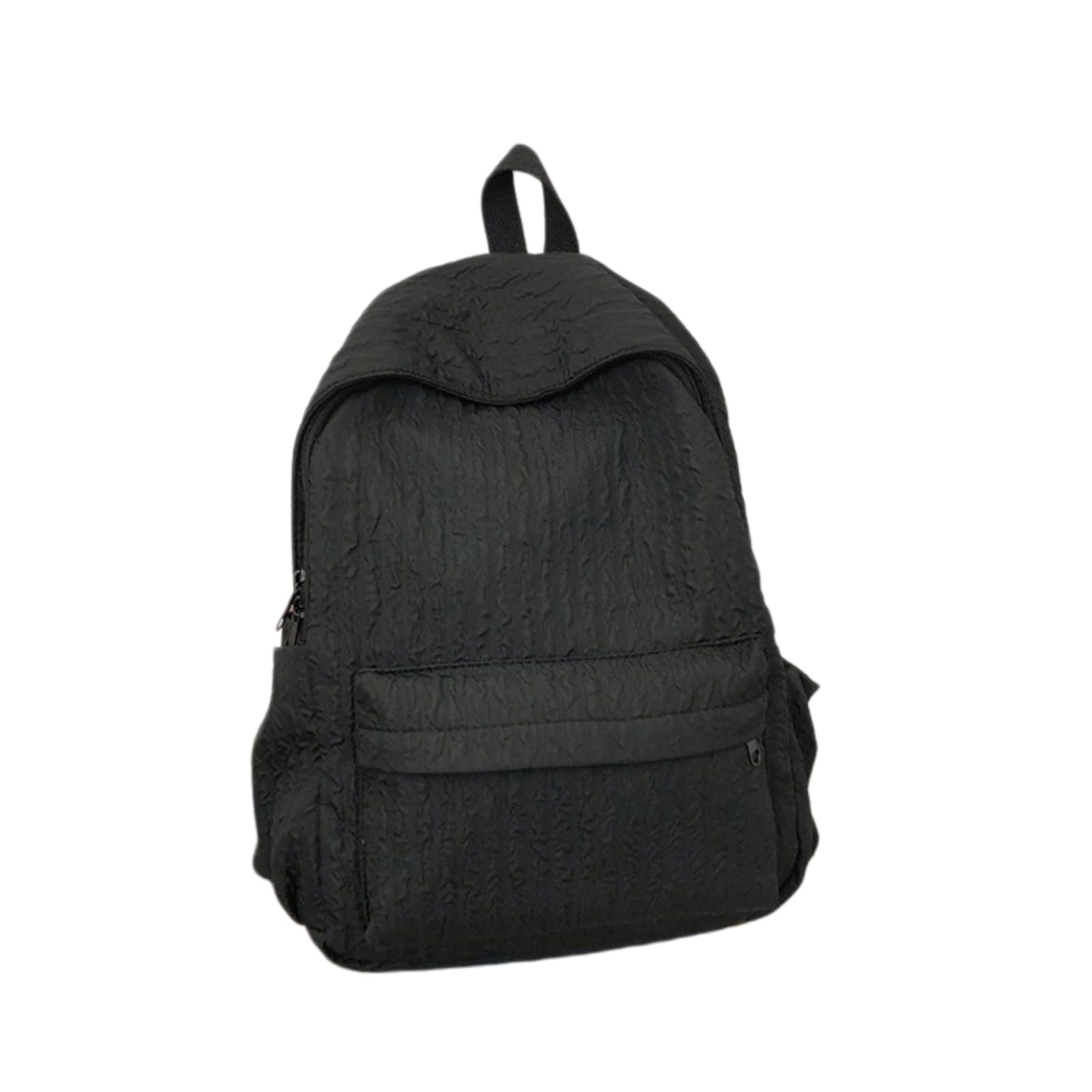 Zaino da Viaggio Blu Chiaro Onda in Rilievo Textured Multi Tasca Pacchetto Giorno Portatile per Il Campus Giornaliero Commute Breve-Beige