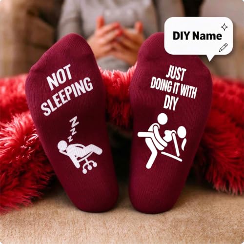 Ugly Funny Customlize Name Socks Women Men Personalized DIY Couples Socks - image 2