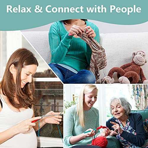 image for ITNRTFANL Crochet Kit, 11 Pcs 2.0mm-7.0mm Furls Crochet Hook with Ergo