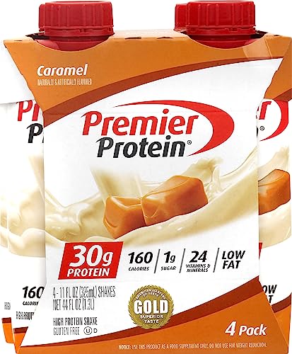 Premier Protein Caramel Shakes, 4 Count