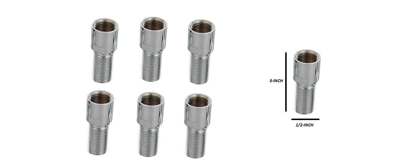 Homeproducts4U EXTENTION Nipple 6PCS (3 INCHES)