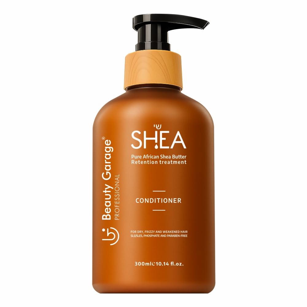 African Shea Butter Hair Conditioner for Dry Frizzy Hair | 300ml | Hair Conditioner for Women and Men | Intense Nourishment for Dry & Frizzy Hair