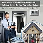 WallarGe Atomic Clock with Outdoor Sensor