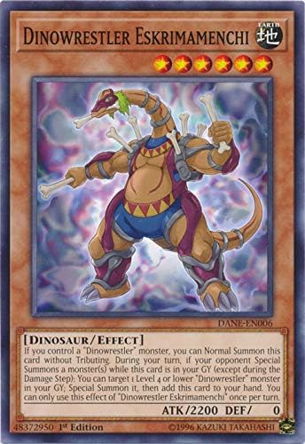 Yu-Gi-Oh! - Dinowrestler Eskrimamenchi - DANE-EN006 - Común - 1ª Edición - Dark Neostorm