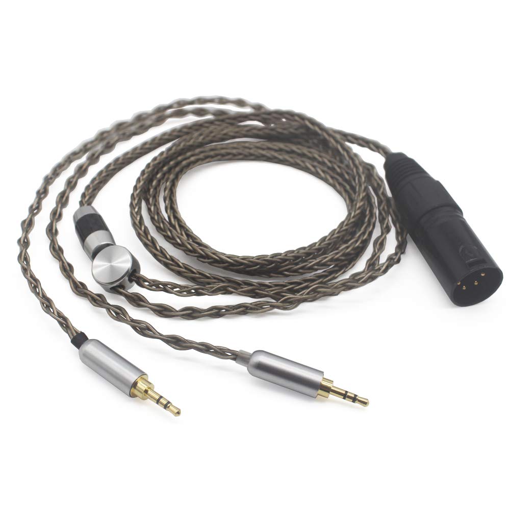 Hifiman リケーブル 4pin xlr Amazon.com: Youkamoo 4 Pin XLR Balanced 8 Core Braided Silver