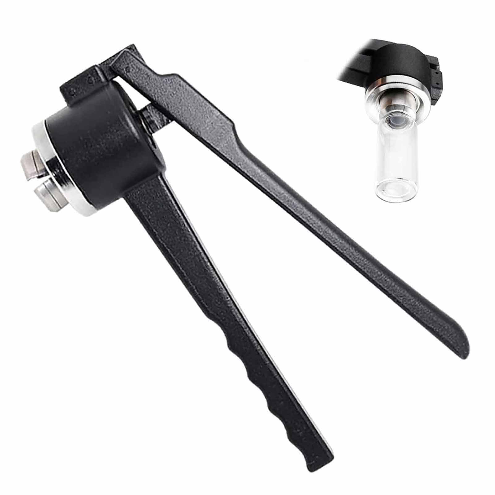 Bottle Capper， Hand Held Capping Machine, Easy to Use, Quick, Medical Sealing, for Aluminum Caps, Vials(13mm)