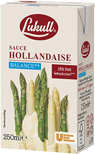 Lukull Sauce Hollandaise balance sofort einsetzbar, zart, cremig und gelingsicher, 12er Pack (12 x 250 ml) Cover
