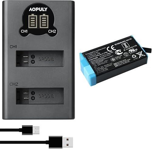 Miniatura 4 de Cargador de batería MAX de doble canal para GoPro MAX 360 (totalmente compatible con GoPro MAX original)