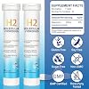 Hydrogen Water Tablets with Magnesium - 16PPM H2 Molecular Hydrogen Tablets for Drinking Water, Antioxidant & Metabolism Support, Fast Dissolving for Bottles & Glasses, 60 Count