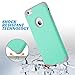 ULAK iPhone 6 Plus Case, iPhone 6S Plus Case, Slim Dual Layer Soft Silicone Hard Back Cover Anti Scratches Bumper Protective Case for Apple iPhone 6 Plus / 6S Plus 5.5 inch (Turquoise)