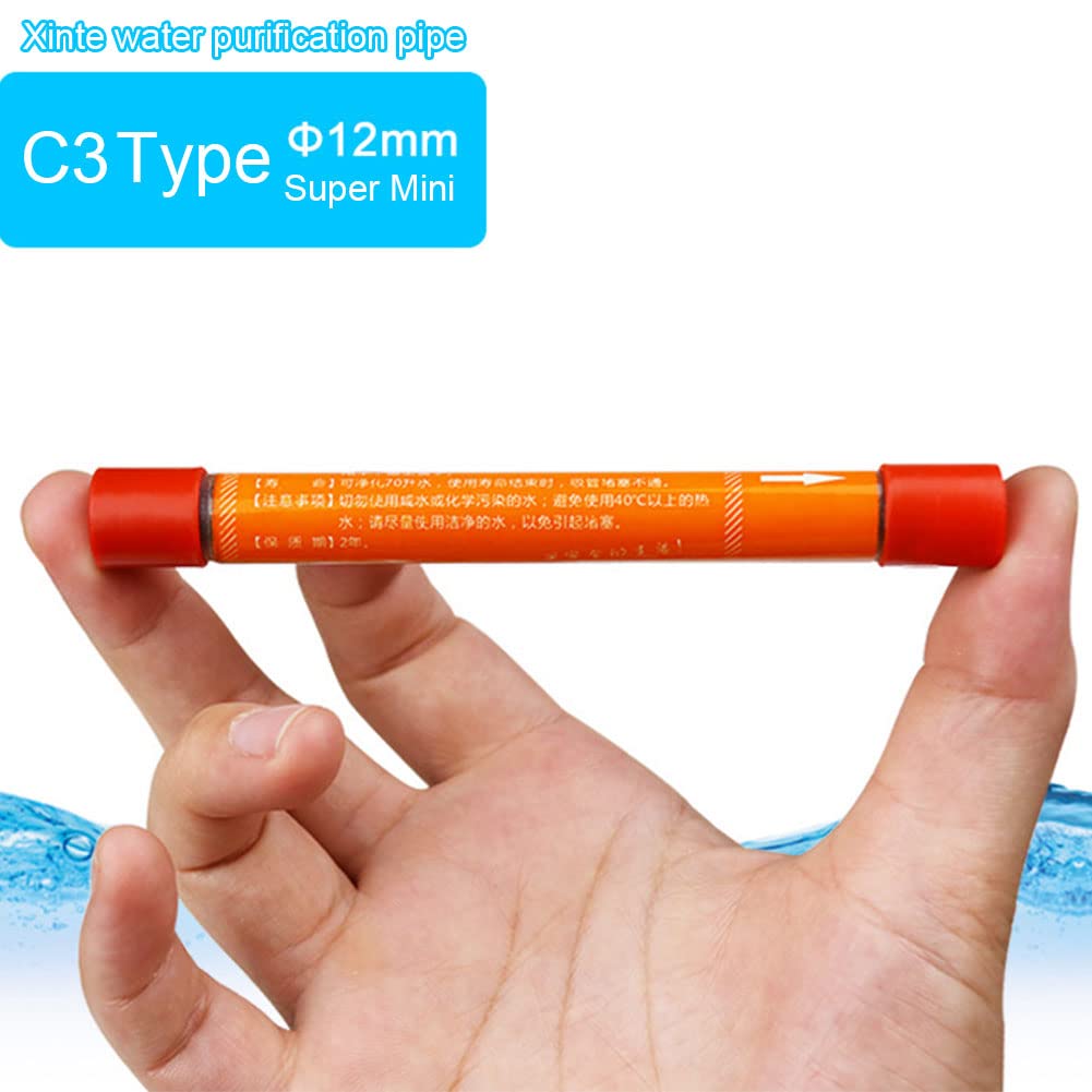 Filtro dell'acqua per esterni, mini filtro per acqua potabile, 7 livelli di filtrazione, purificatore dell'acqua di emergenza, per escursioni, trekking, viaggi