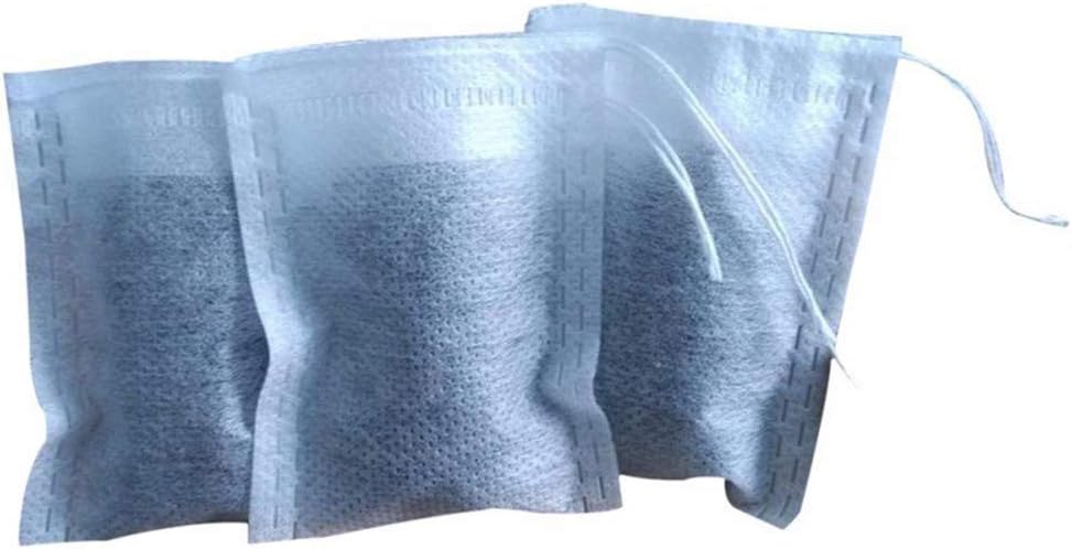 Teabags 100pcs/lot 5.5 X 7cm Empty Tea Bags with String Heal Seal Filter Paper for Herb Loose Tea