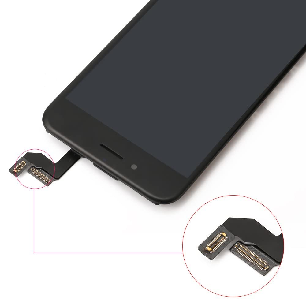 Brinonac Pantalla para iPhone 6s, 4.7" Táctil LCD de Repuesto Ensamblaje de Marco Digitalizador con Herramienta de reparación y Protector de Pantalla (Negro)