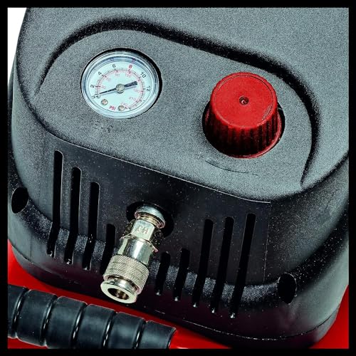Einhell TC-AC 200/24/8 OF Air Compressor - 24L, 1200W, 240V, 8 Bar, 116 PSI, Oil-Free Service-Free Motor, Pressure Reducer, Safety Valve - Air Compressor For Workshops With 3 Year Warranty 4 Einhell TC-AC 200/24/8 OF Air Compressor - 24L, 1200W, 240V, 8 Bar, 116 PSI, Oil-Free Service-Free Motor, Pressure Reducer, Safety Valve - Air Compressor For Workshops With 3 Year Warranty - Image 4