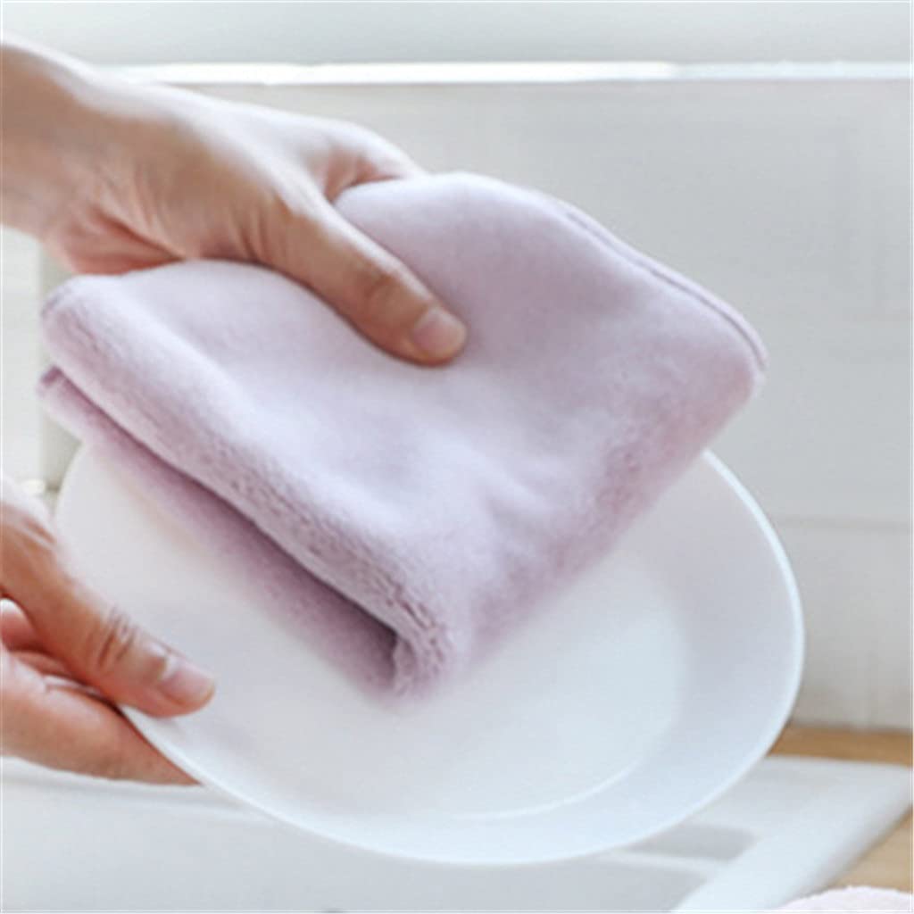 Serviette de Cuisine en Fibres Fines pour ménage | 3 pièces, Chiffon de Nettoyage épaissi Absorbant, Serviette de Cuisine pour comptoir