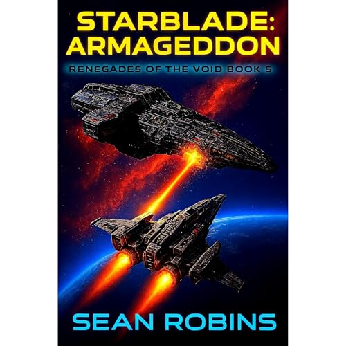 Starblade: Armageddon Audiolibro Por Sean Robins arte de portada