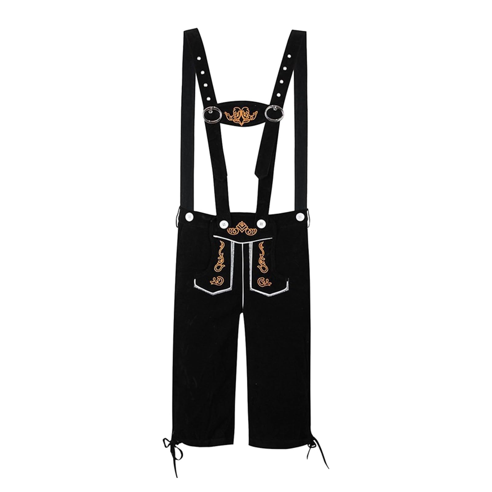 Generisch Trajes étnicos masculinos tradicionales Oktoberfest Peto Mono Sombrero de dos piezas