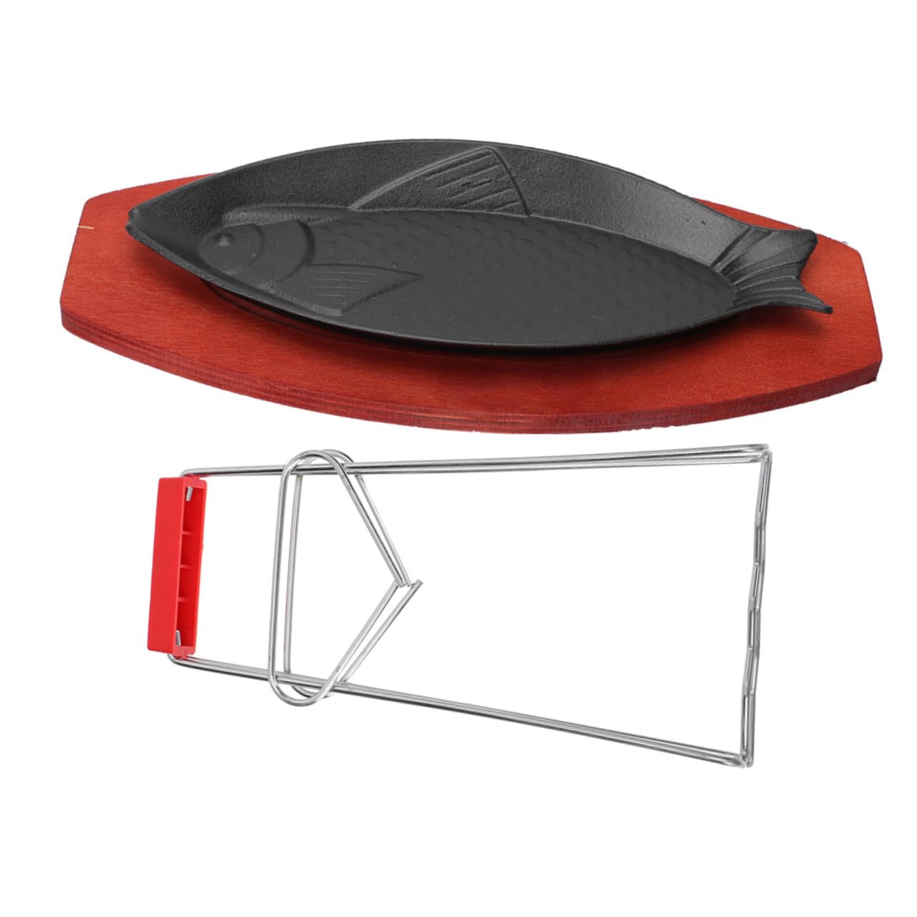 Plaque de cuisson poisson fonte pour griller sans attacher le steak