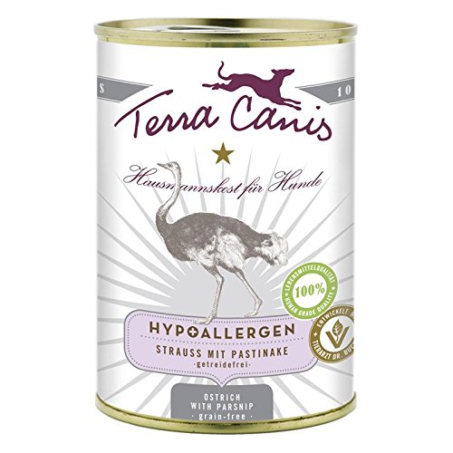 Produktbild von Terra Canis Hypoallergen Strauß mit Pastinake - 6 x 400 g