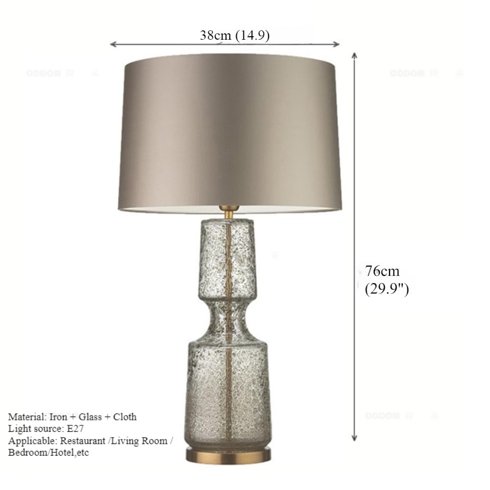 Lampa biurkowa LED, kreatywna szklana lampa stołowa do dekoracji domu, salonu, sypialni, współczesny styl