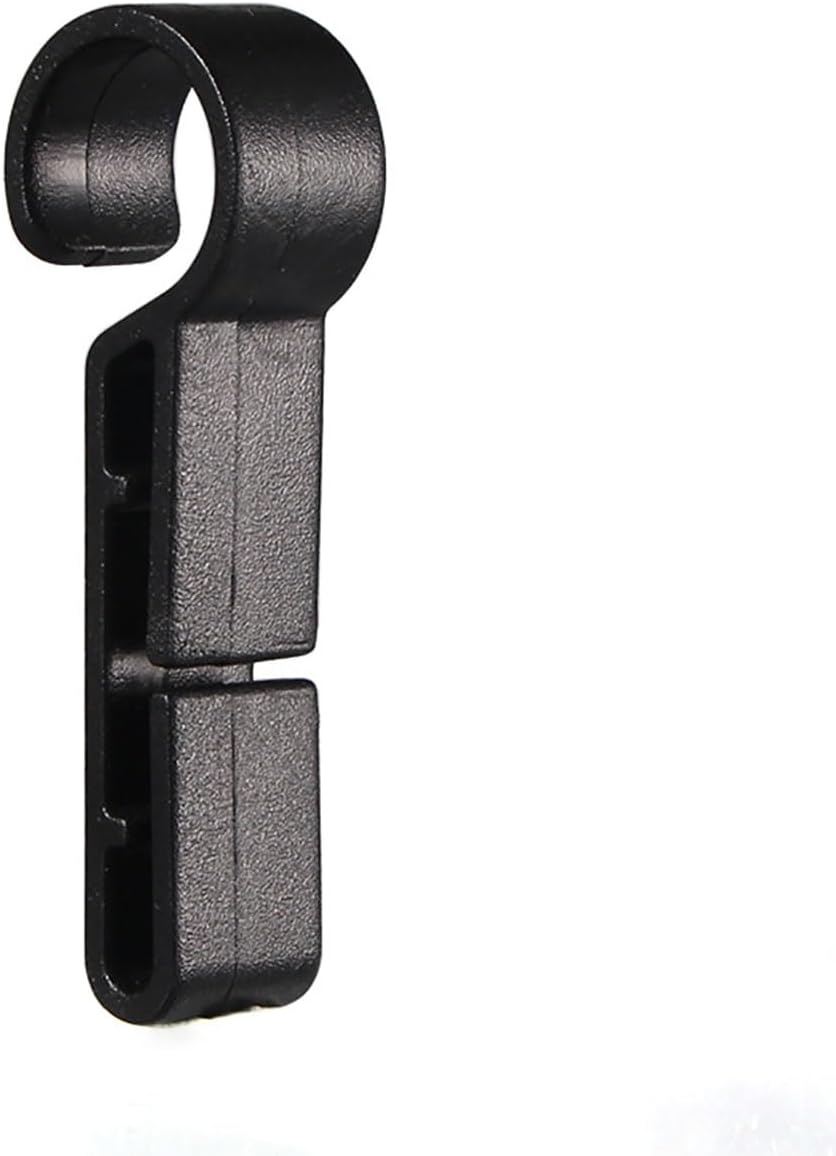 20PCS Black Helmet Headlamp Hooks Hardhat Clips Headlamp Clips Hook Hard Hat Light Clips Hardhat Headlamp Accessory for Various Helmets, Safety Cap, Hardhat