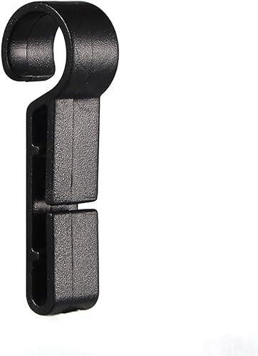 Miniatura 3 de 20 ganchos negros para faros delanteros para casco, clips para faros delanteros, clips de luz para casco duro, accesorio para varios cascos, gorra