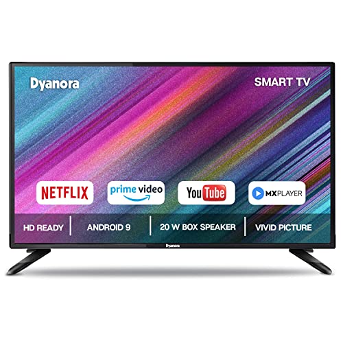 Dyanora 60 cm (24 inch) HD Ready LED Smart Android TV with Noise Reduction, Android 9.0, Powerful Audio Box Speakers (DY-LD24H4S)