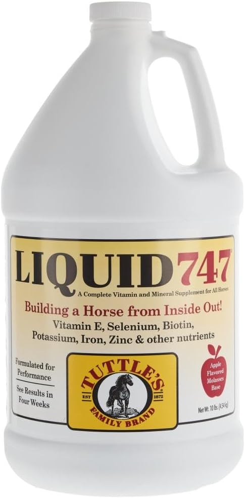 YTEX Equine D GAL Tuttle's Liquid 747 Feed Supplement