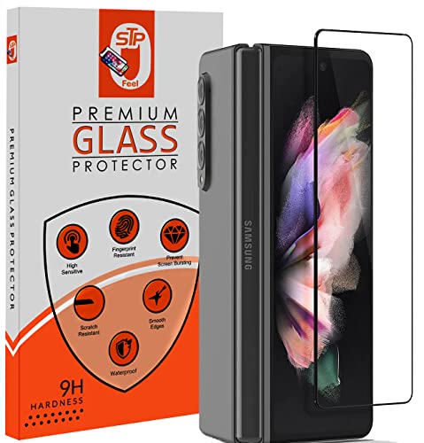 Image of Tempered Glass Compatible for Samsung Z Fold 3 | Edge to Edge Coverage Screen Protector Guard | Full Screen Protector (Pack Of 1)