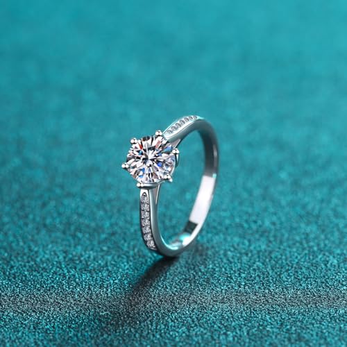 Bague en moissanite StarGems de haute joaillerie