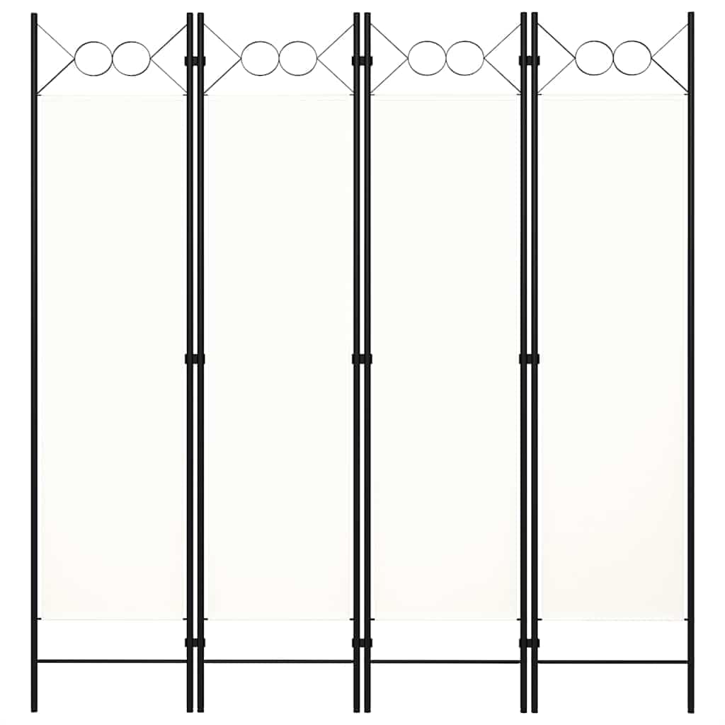 Divisor de ambientes, 160 x 180 cm, independiente, con paneles de tela, marco de hierro pulverizado, plegable, como protección visual, para salón, dormitorio, oficina y balcón