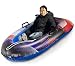 Slippery Racer Inflatable Toboggan Snow Sled for Kids with Reinforced Side Handles.