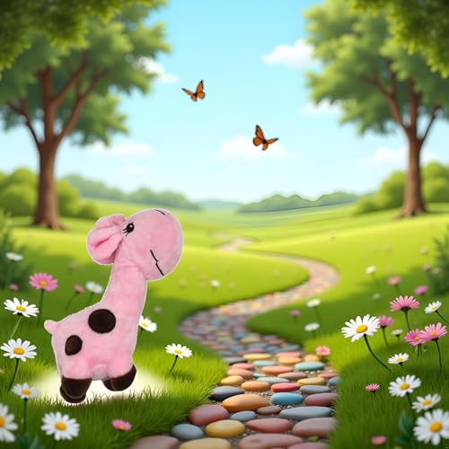 Juguete para perros y gatos en forma de ciervo rosa miniatura 4