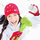 Snowball Maker Toys Snowball Maker Clip Beach Sand Toy Fun Winter Outdoor Snow Toy For Snow Fight, Kids Christmas Thanksgiving Gift (Green)