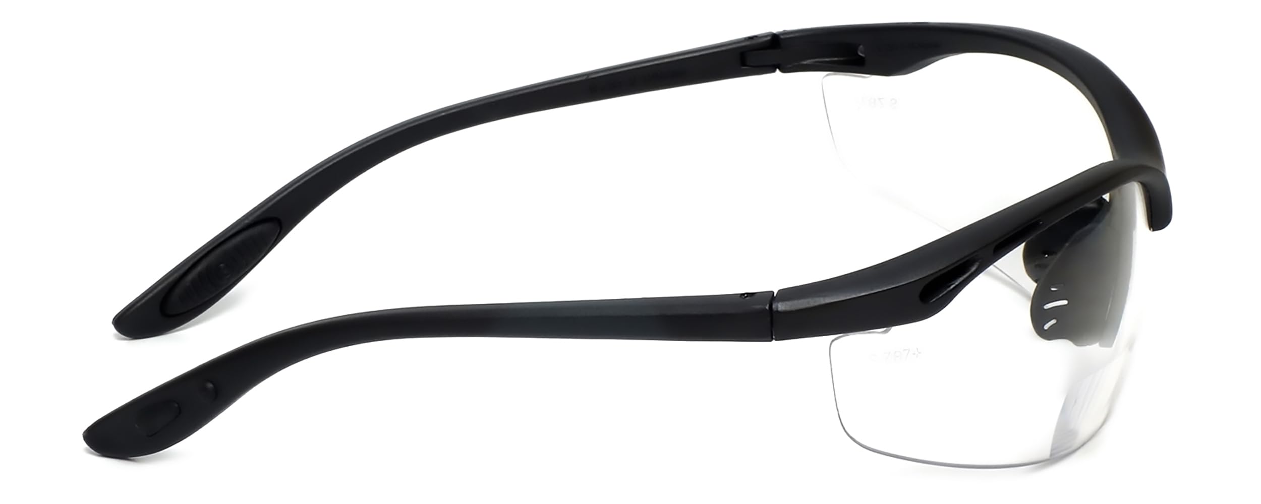 Calabria BiFocal Schutzbrille UV-Schutz | 91348 | schwarzer Rahmen / getönte Gläser | Unisex | bruchsicher | Seitenschild
