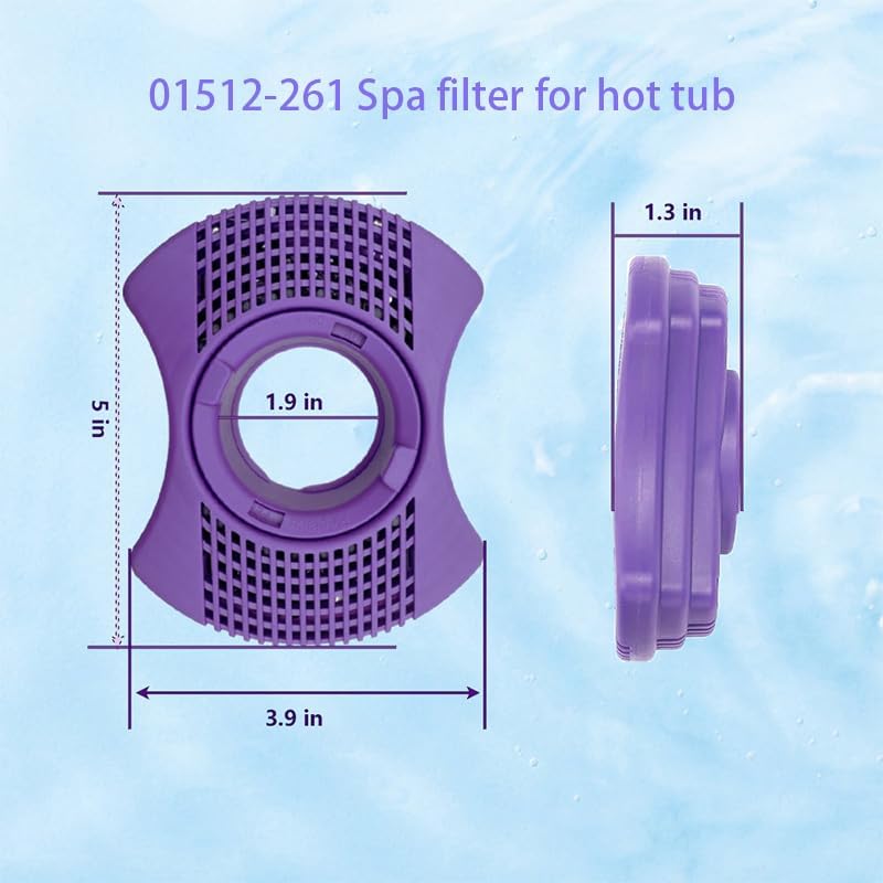 Dimension One Spa Filter, Vision Cartridge Dimension One Spa, Vision Hot Tub Filter Enhance Spa Comfort Lasts 6 Months (1-Pack) - Image 2