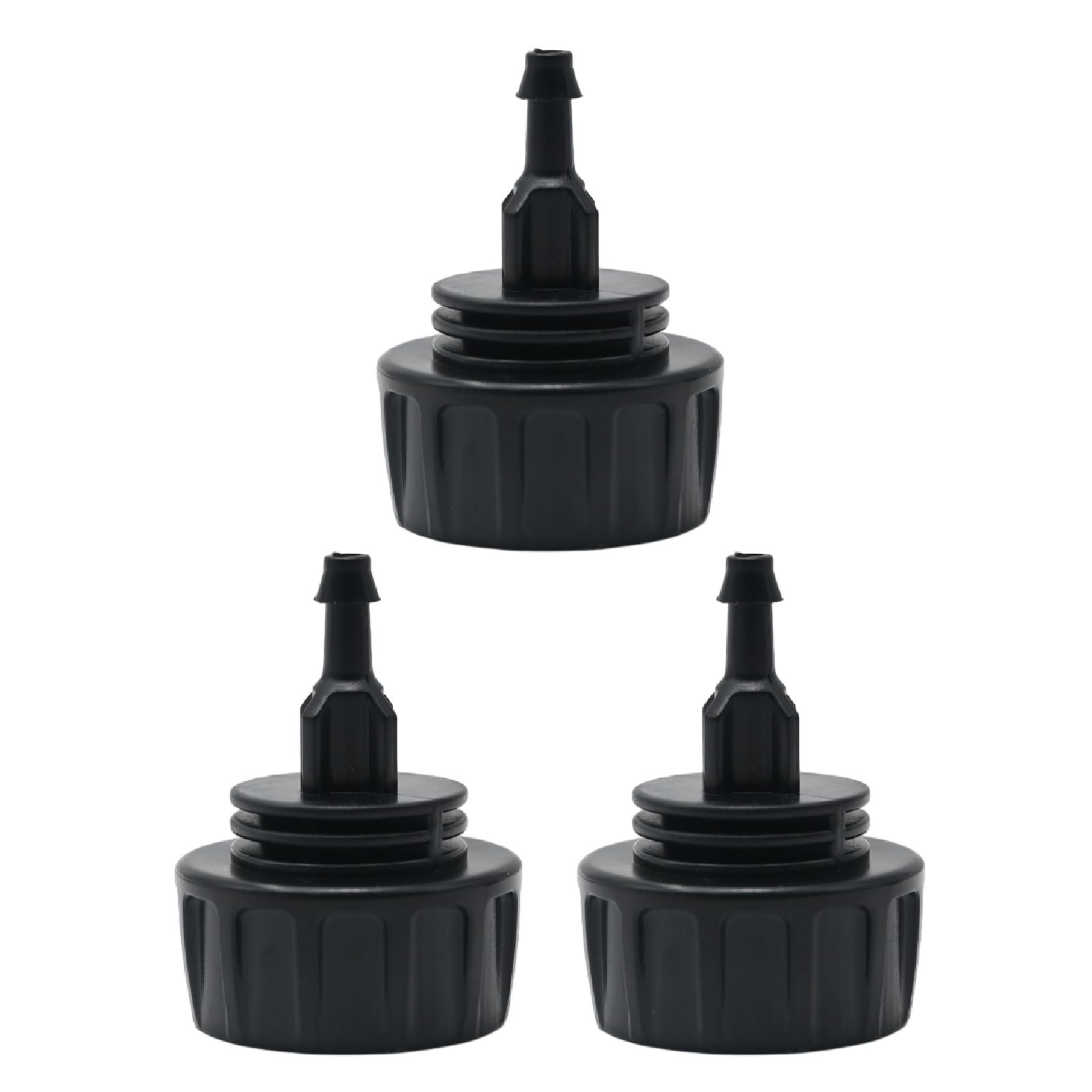 SYOWADA 3 adaptadores de grifo de riego por goteo de 1/4 pulgadas de 3/4 a 1/4 pulgadas, adaptador de manguera de riego de jardín, conexión de manguera de riego