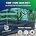 YardStash 143 Gallon Waterproof Deck Box, Portable Outdoor Storage Box for All Weather Tarpaulin Deck Box, Perfect for the Boat, Yard, Patio, or Camping – 143 Gallon, XL Green