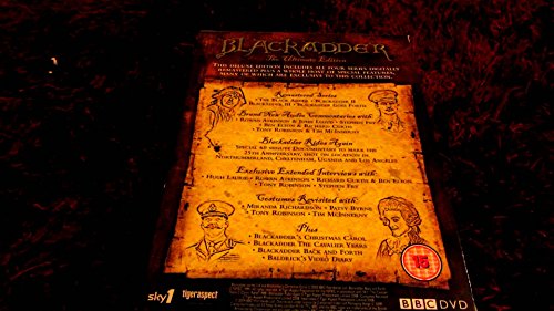 The Complete BlackAdder Digitally Remastered BBC TV Series DVD Collection (6 Discs) Box Set All 24 Episodes: Blackadder I / Blackadder II / Blackadder III / Blackadder goes fourth + 3 Specials: Blackadder: The Cavalier Years + Blackadder's Christmas Carol + Blackadder: Back & Forth + Commentaries + Interviews