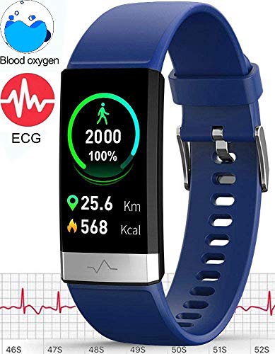 MorePro Fitness Tracker HRV,HD Color Screen Activity Tracker with Heart Rate Blood Pressure,Waterproof