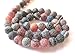 Produktbild Achat 8mm blau grau rot matt Perlen rund Schmuckperlen Edelstein 1 Strang