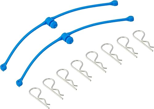 Miniatura 27 de Du-Bro Retenedor de cuerpo Klip, con accesorios de goma, para automóviles y camiones a control remoto, paquete de 2, verde lima